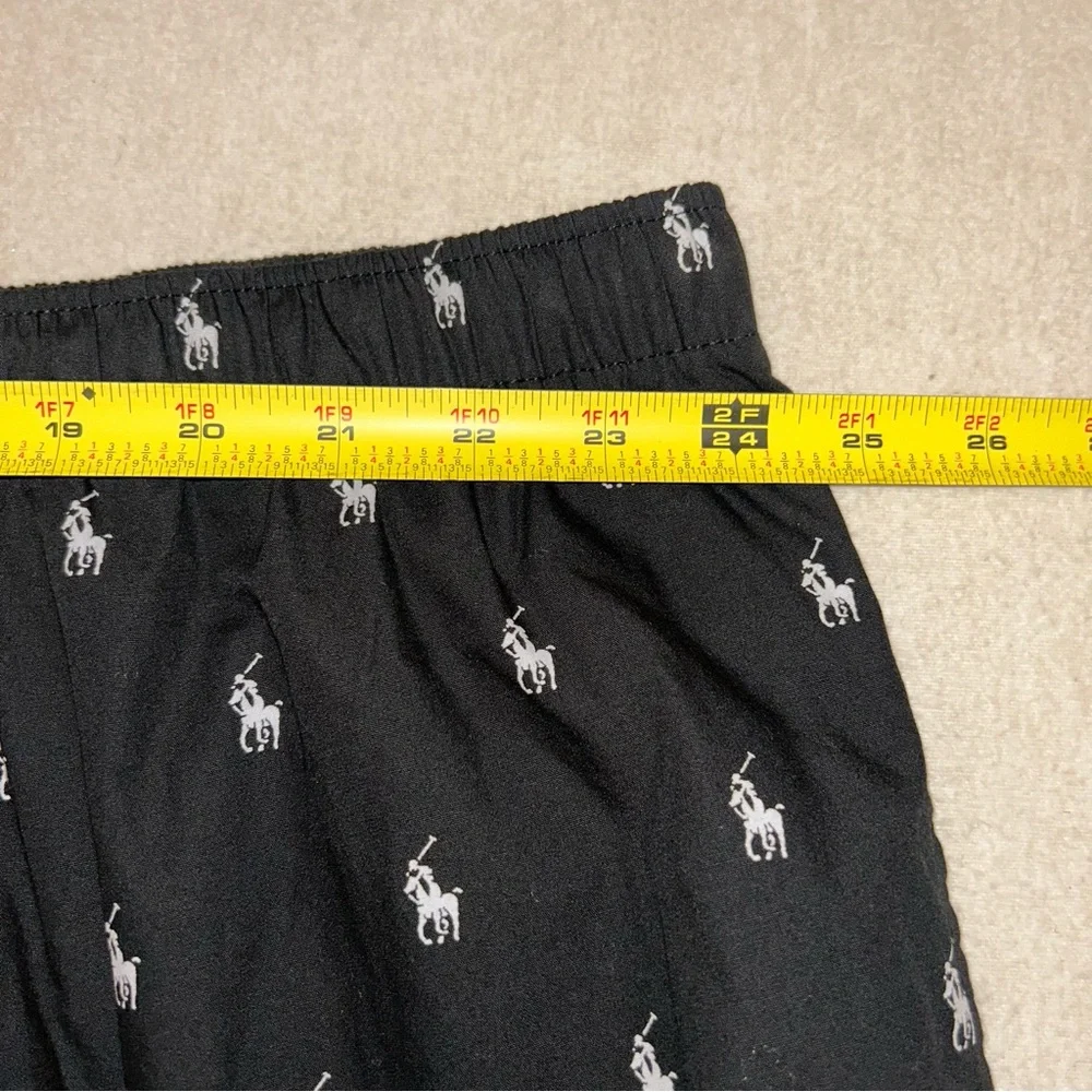 Polo Ralph Lauren Sleepwear Black Allover Pony PJ Bottoms‎ Size 3XT